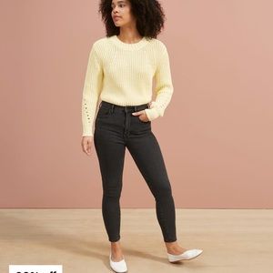 Everlane Authentic Stretch High Rise Skinny Ankle